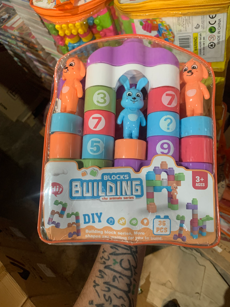 BLOCKS BUILDING DIY AGE 3+ 36PCS 
