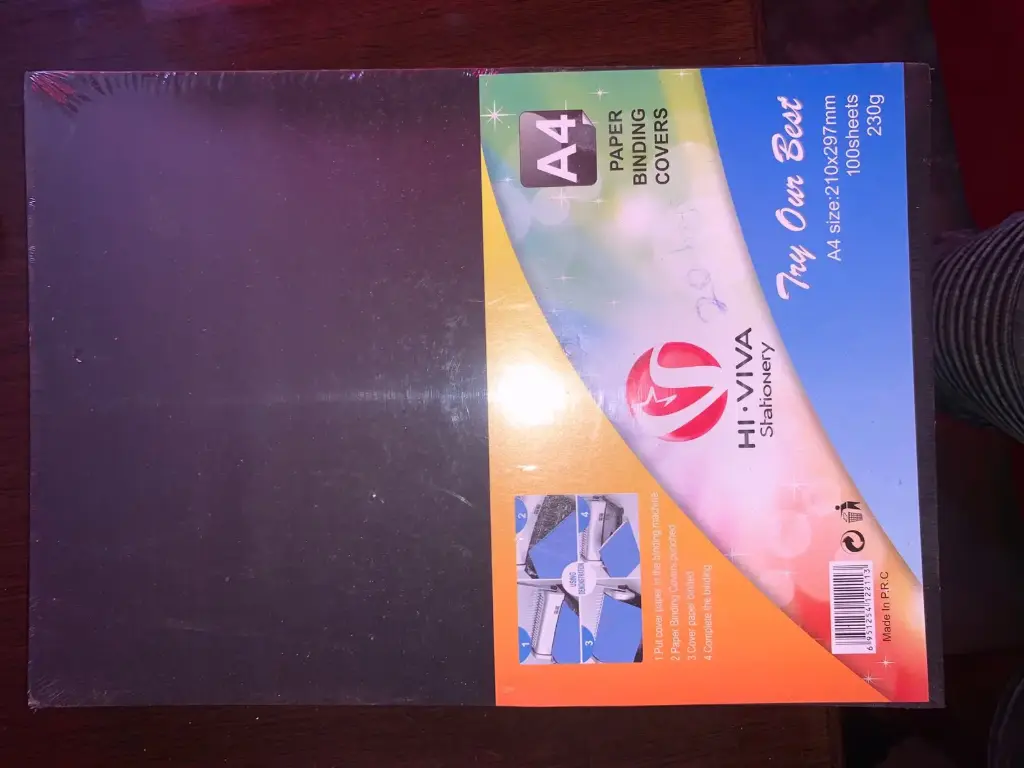 Paper Binding Cover A4 