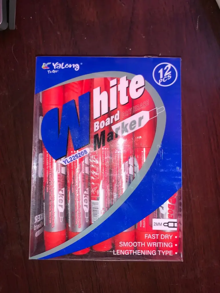 [YL225208 R] WHITE BOARD MARKER RED