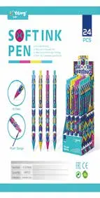 YALONG SMOOTH WRITING PUSH PIC MIXED